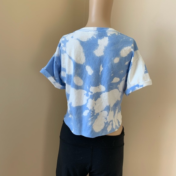 Custom Dyed Watermelon Fest Cropped Tee Small - Picture 7 of 12